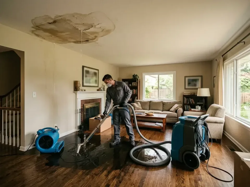 attic-pipe-burst-ceiling-drip-008 — frequently asked questions, Water Damage Restoration & Carpet Care in Oak Grove, MO
